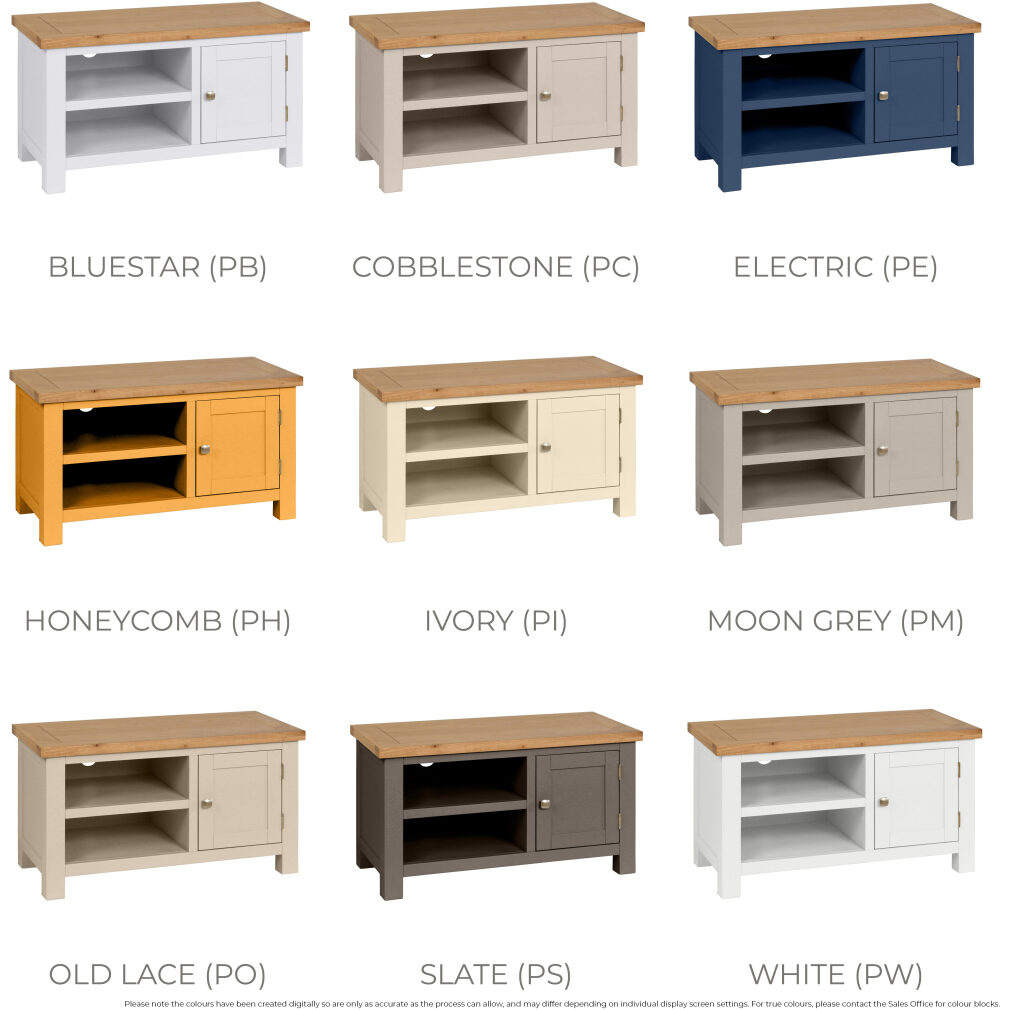 Standard TV Unit - Dorset Painted Dining & Living Range