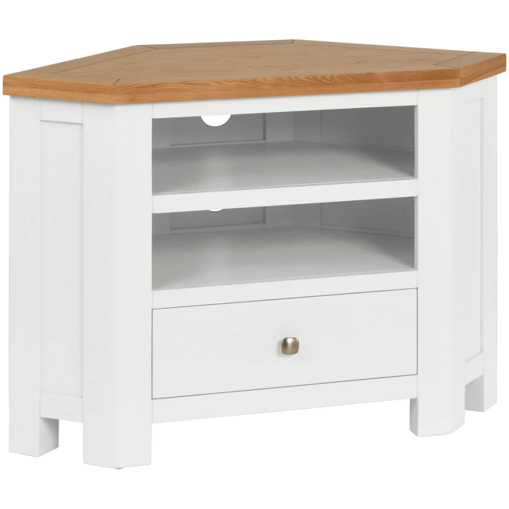 Corner TV Unit - Dorset Painted Dining & Living Range