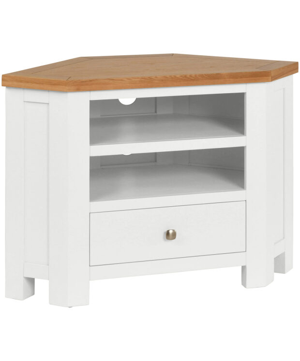 Corner TV Unit - Dorset Painted Dining & Living Range