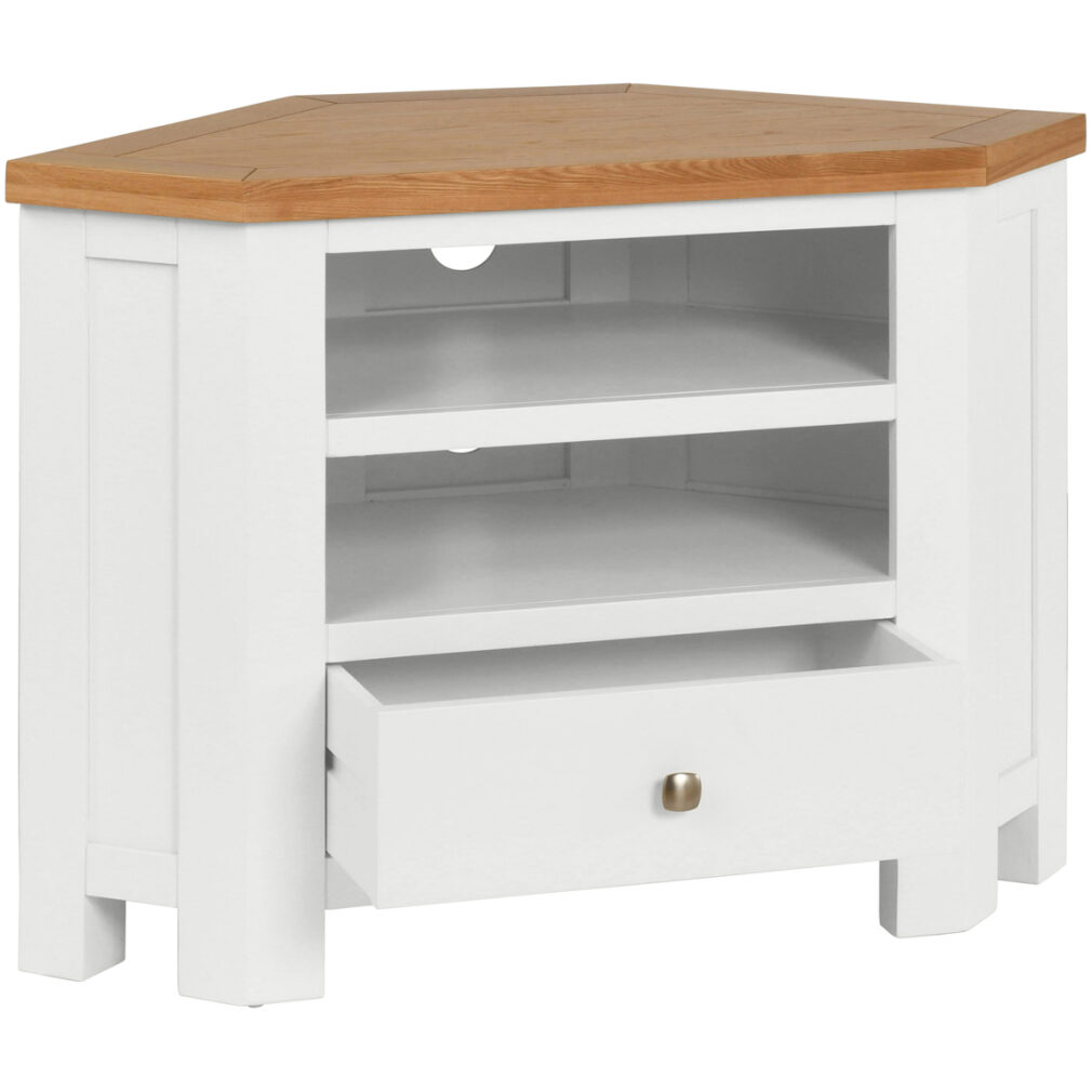 Corner TV Unit - Dorset Painted Dining & Living Range