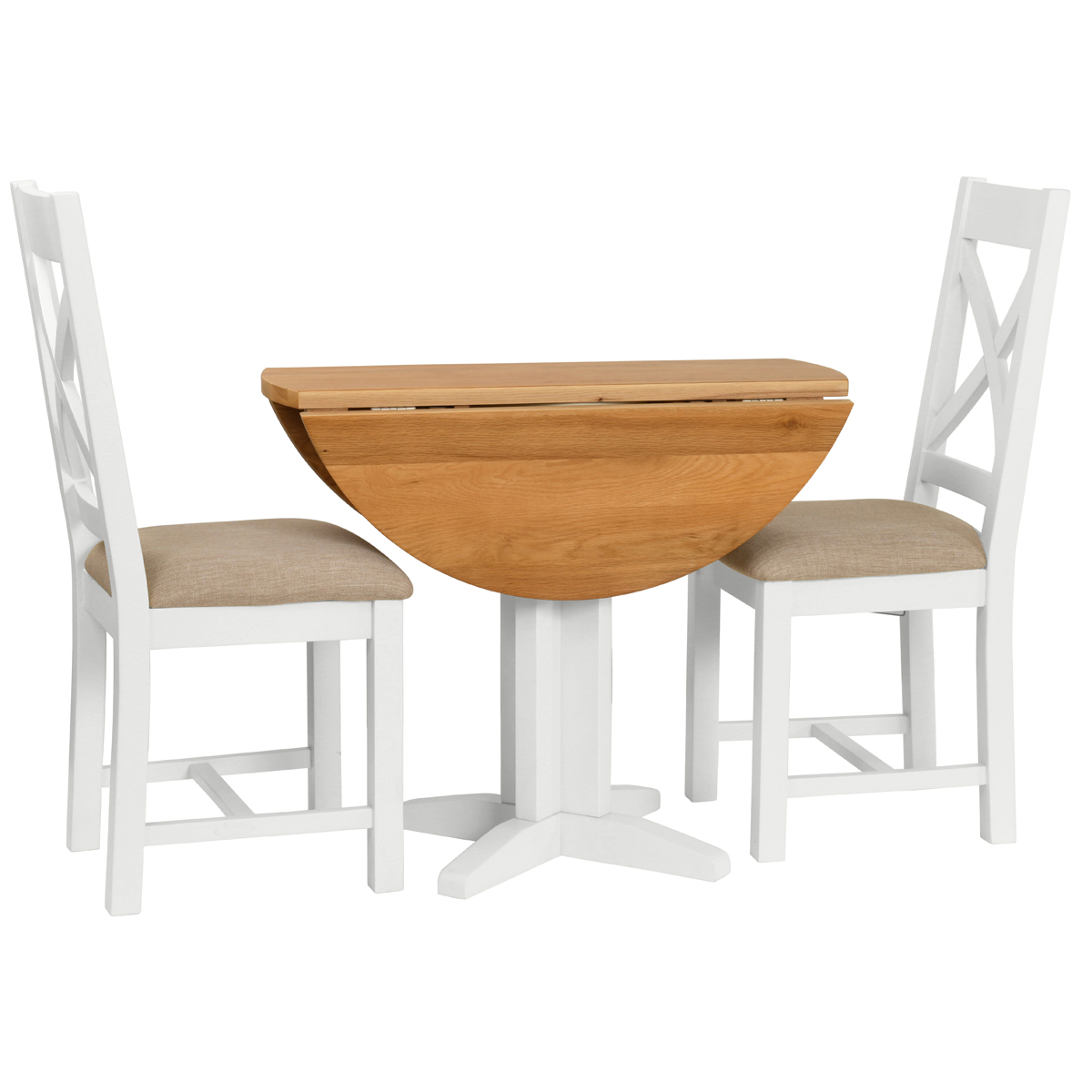 Round Drop Leaf Dining Table Dorset Painted Dining Living