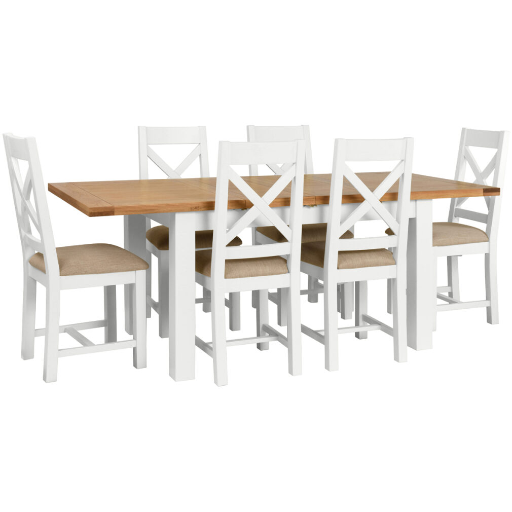 Medium Extending Dining Table - Dorset Painted Dining & Living Range