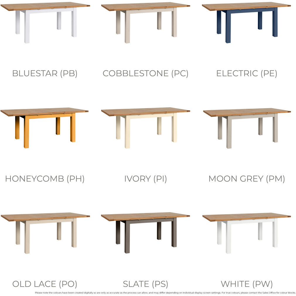 Medium Extending Dining Table - Dorset Painted Dining & Living Range
