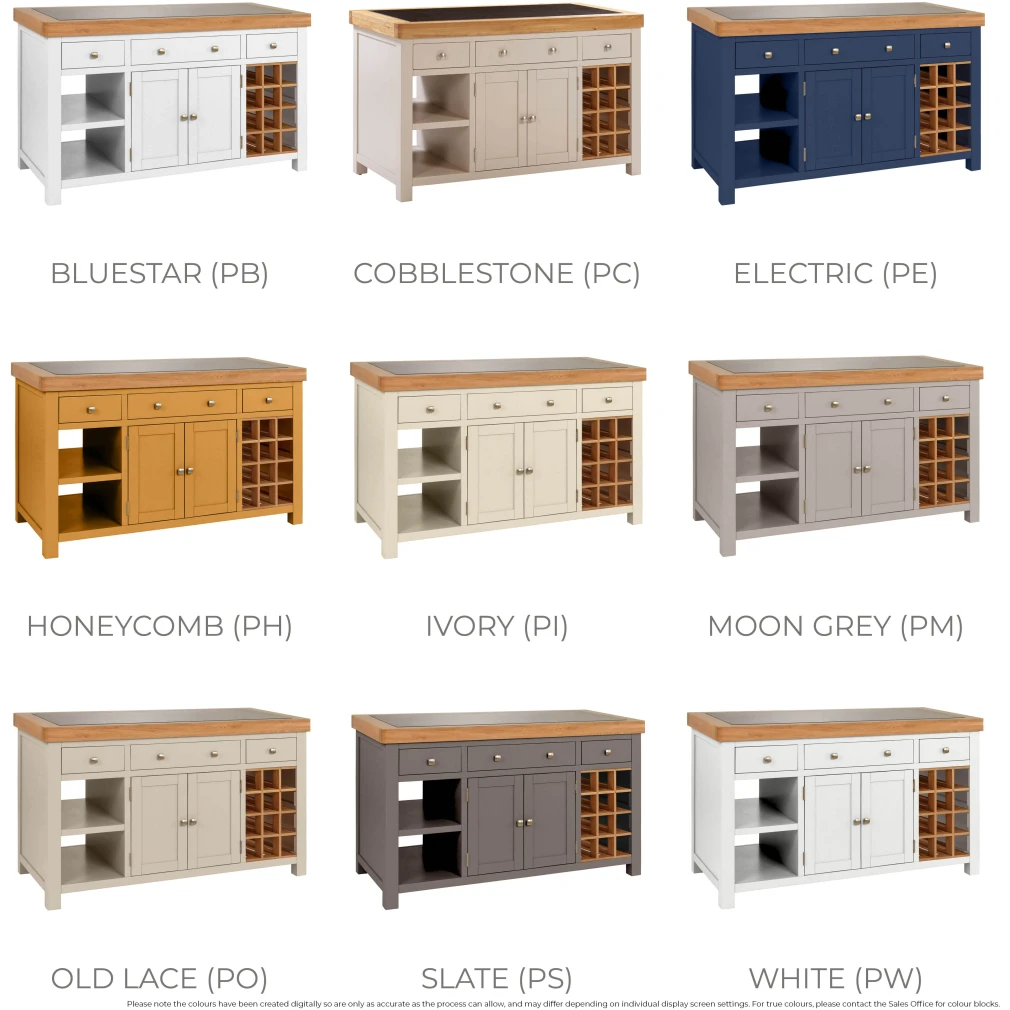 Kitchen Island - Dorset Painted Dining & Kitchen Range