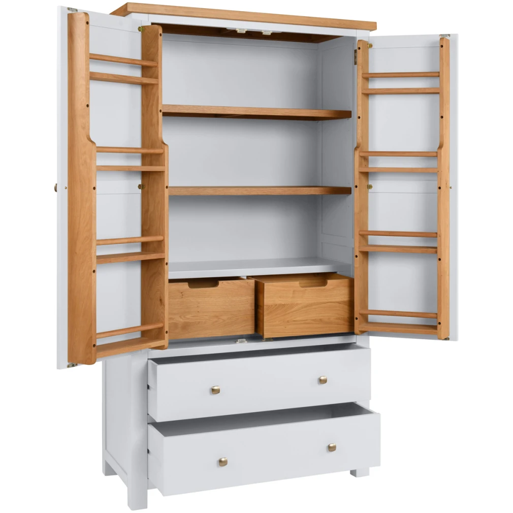 Double Larder Cupboard - Dorset Painted Dining & Kitchen Range
