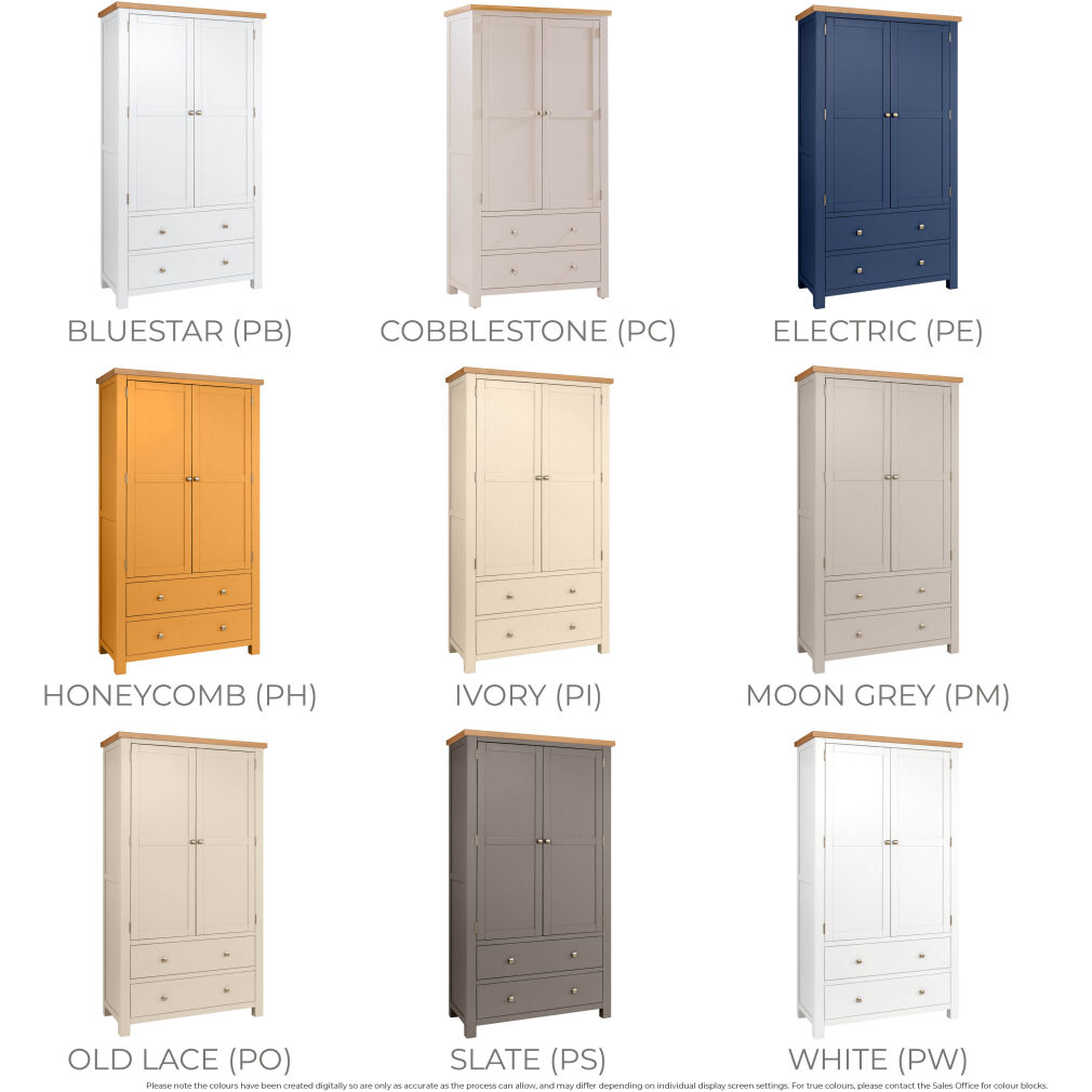 Double Larder Cupboard - Dorset Painted Dining & Kitchen Range