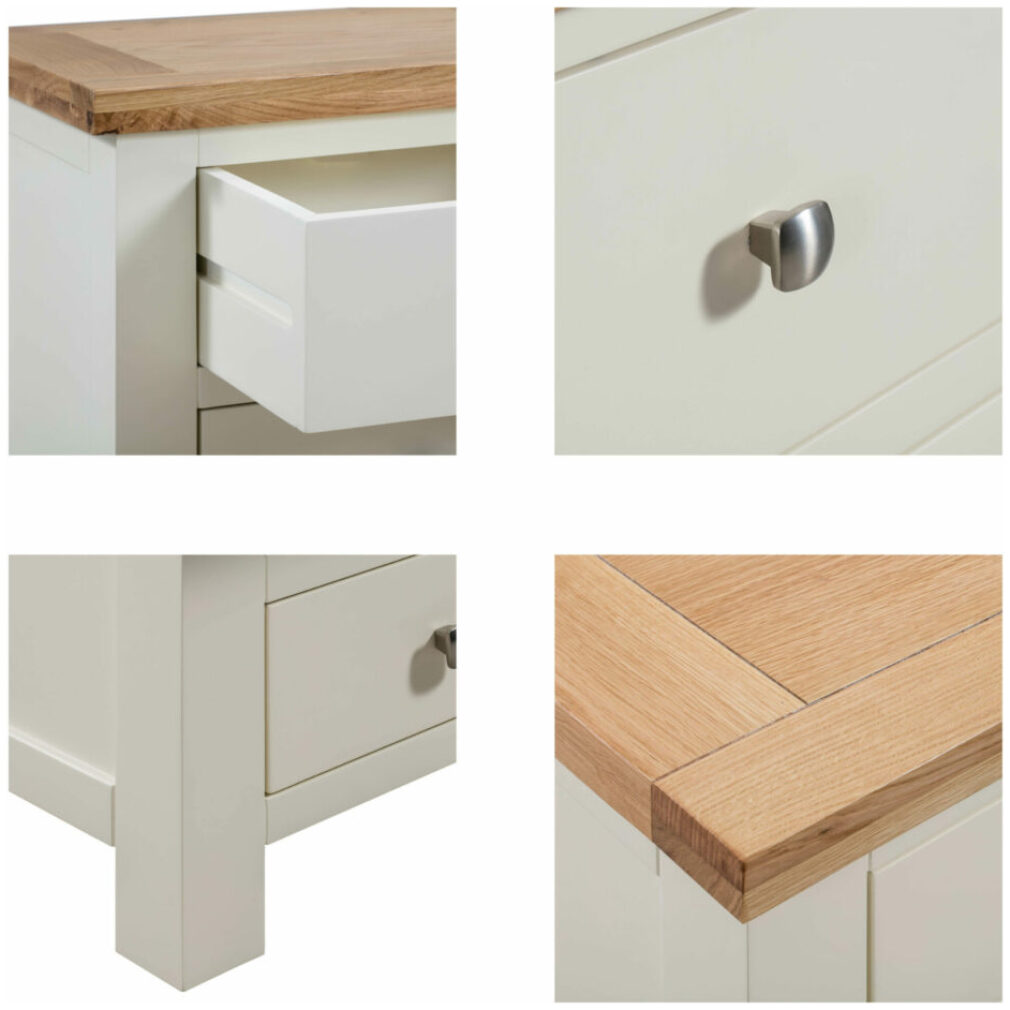 3 Drawer Bedside - Dorset Painted Bedroom Range