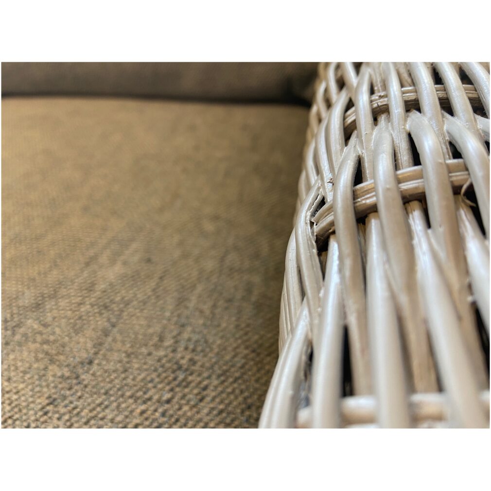 Dijon 4 piece set in Grey - Cane Furniture by Desser