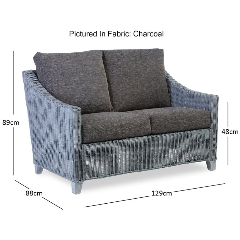 Dijon 4 piece set in Grey - Cane Furniture by Desser