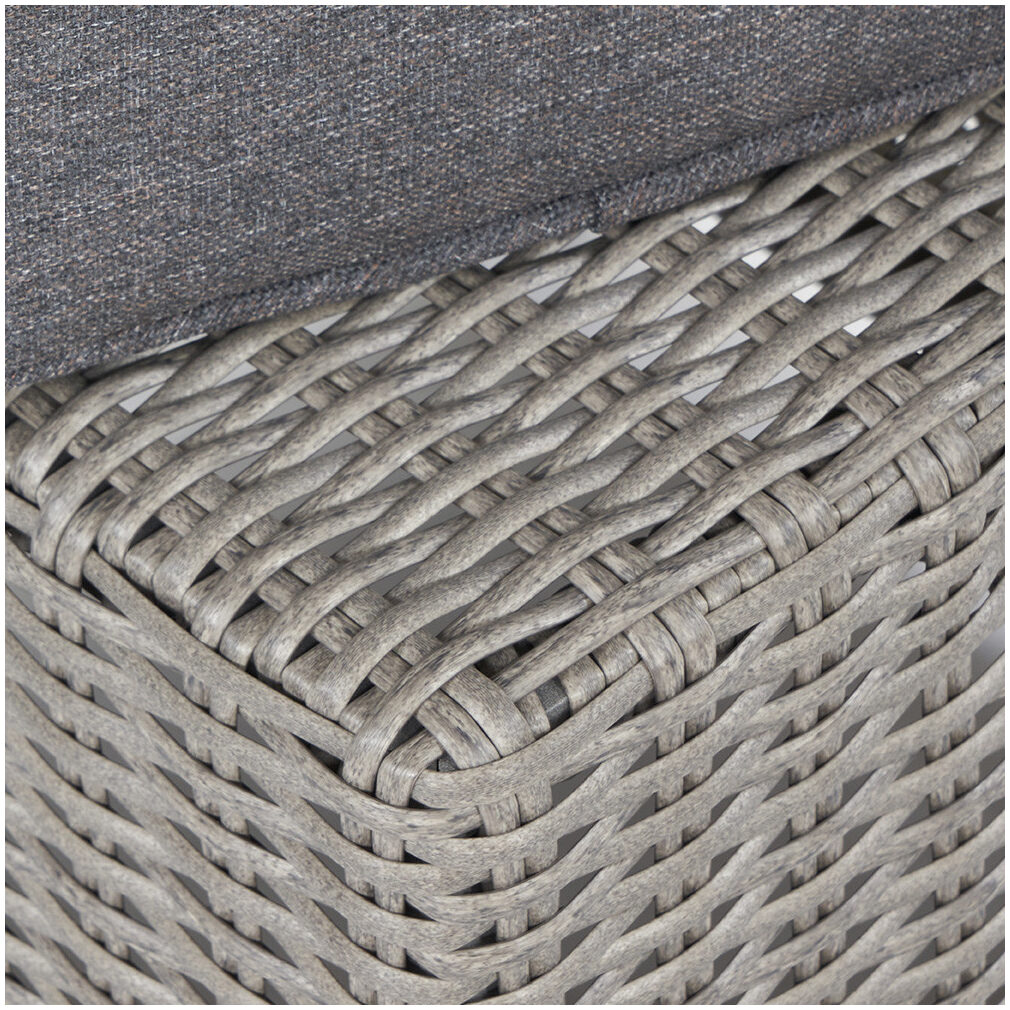 Barbados Slate Grey Outdoor 2 Seater Seating Set with Ceramic Top - Outdoor Furniture - EX DISPLAY