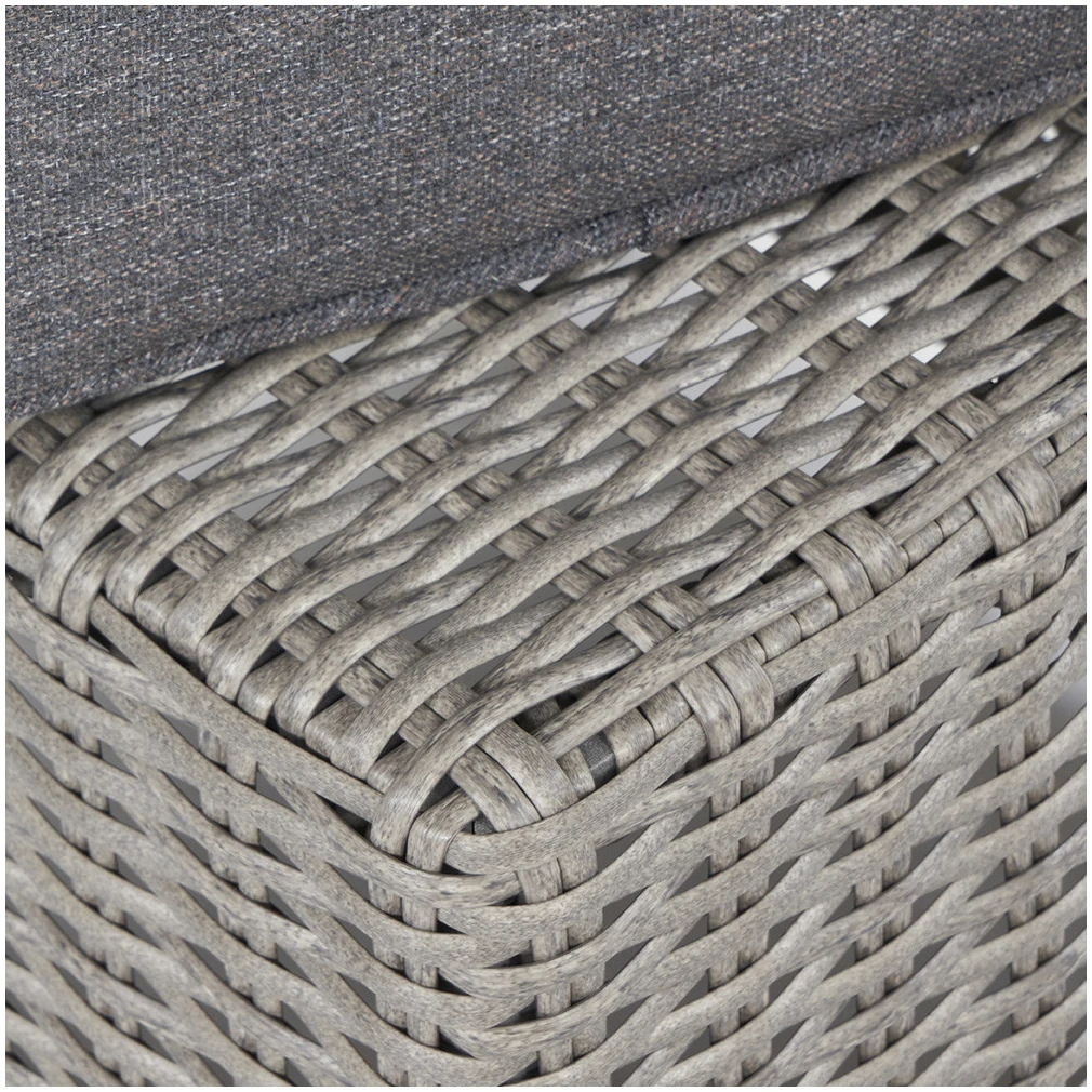 Barbados Slate Grey Outdoor 2 Seater Seating Set with Ceramic Top - Outdoor Furniture - EX DISPLAY