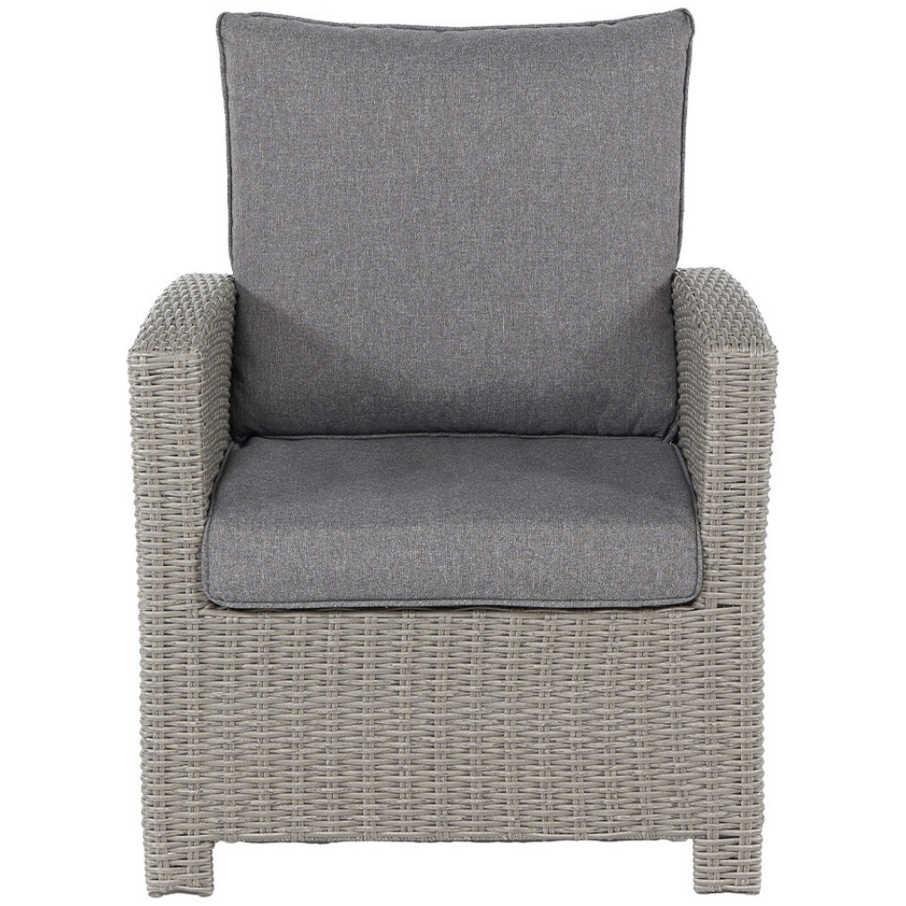 Barbados Slate Grey Outdoor 2 Seater Seating Set with Ceramic Top - Outdoor Furniture - EX DISPLAY