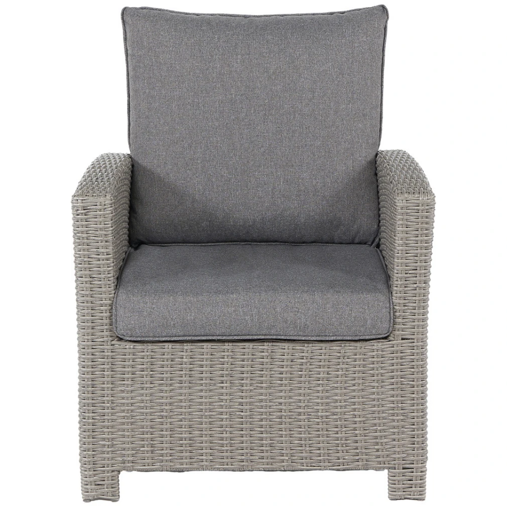 Barbados Slate Grey Outdoor 2 Seater Seating Set with Ceramic Top - Outdoor Furniture - EX DISPLAY