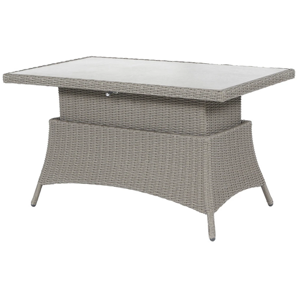Barbados Slate Grey Outdoor 2 Seater Seating Set with Ceramic Top - Outdoor Furniture - EX DISPLAY