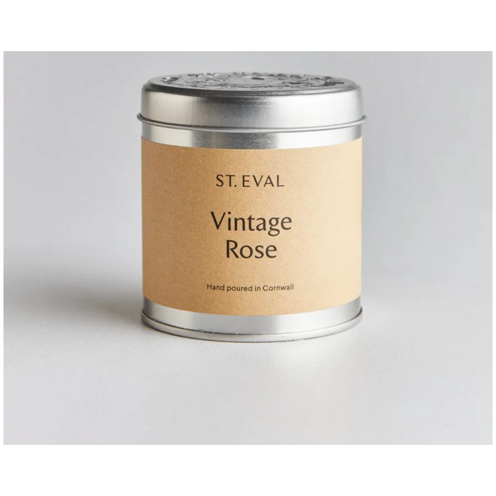 St Eval Tin Vintage Rose