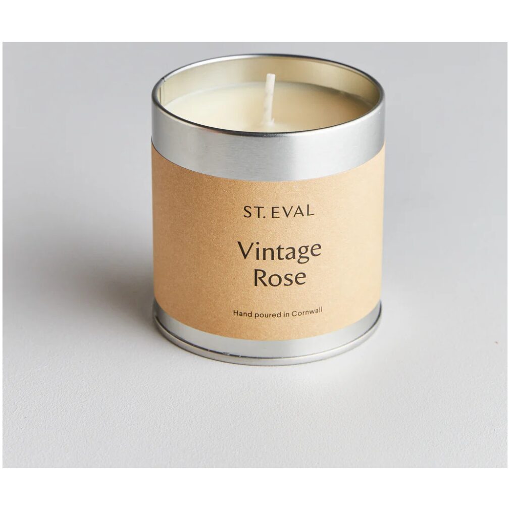 St Eval Tin Vintage Rose