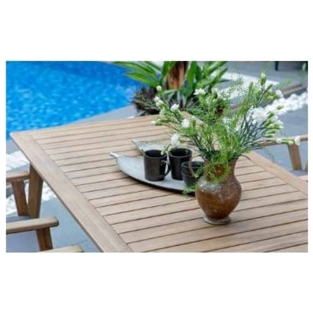 SCANDI GARDEN DINING TABLE SET WITH 4 CHAIRS