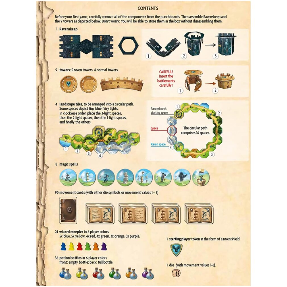 Wandering Towers Board Game