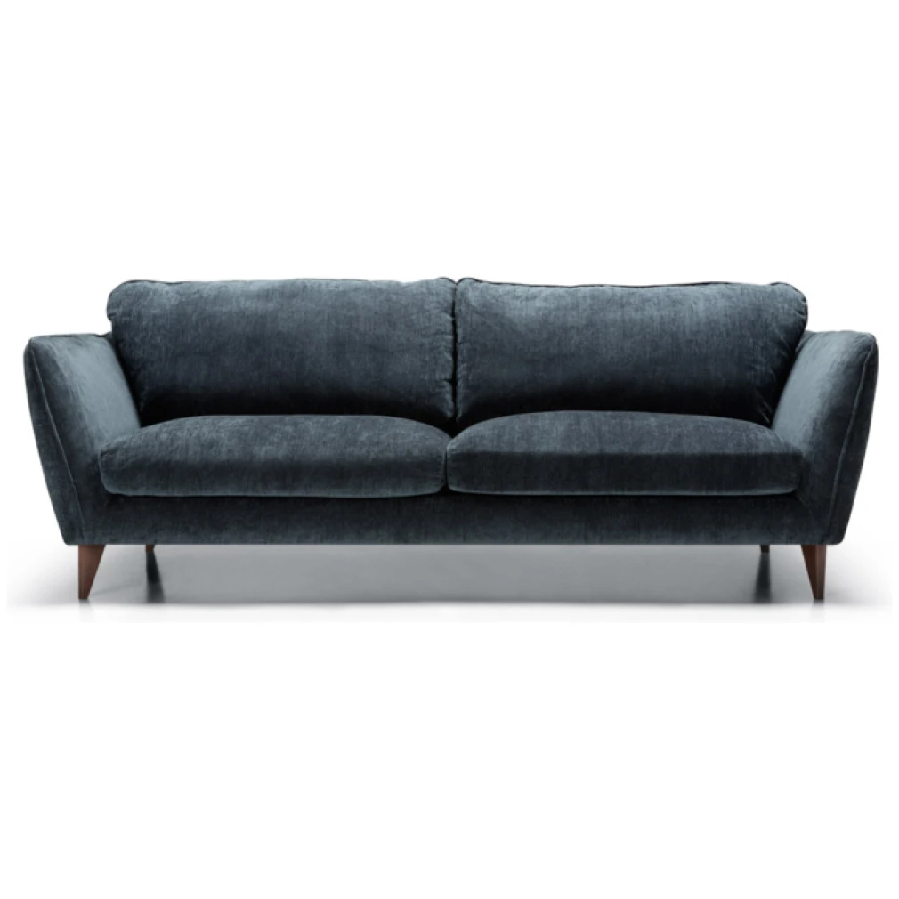 Stella 2 seater Sofa in Atropa Dark Blue by Sits - quick lead time
