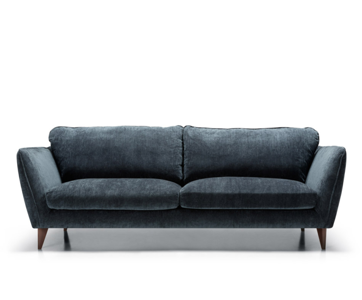 Stella 2 seater Sofa in Atropa Dark Blue by Sits - quick lead time