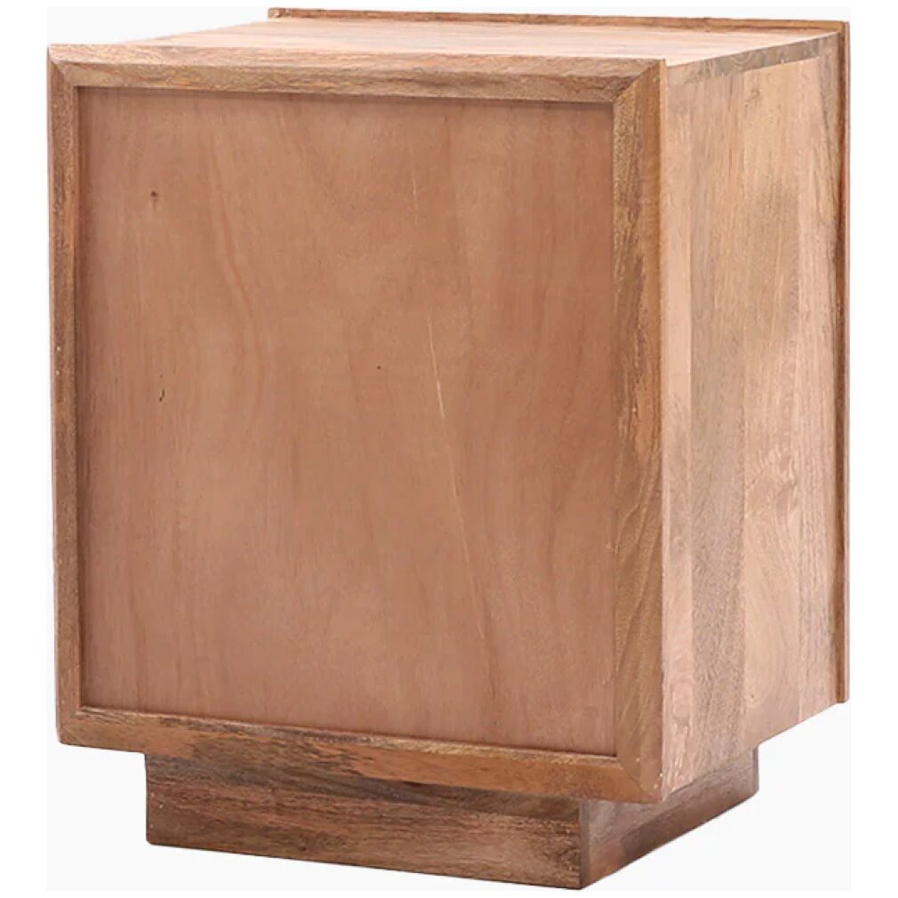 Zaayah Cut Work Wooden Side Table