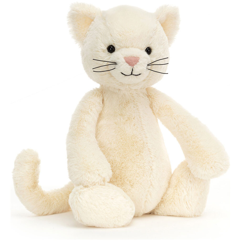 Jellycat soft toy - Bashful Cream Kitten