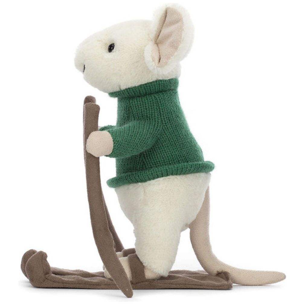 Jellycat soft toy - Merry Mouse Skiing