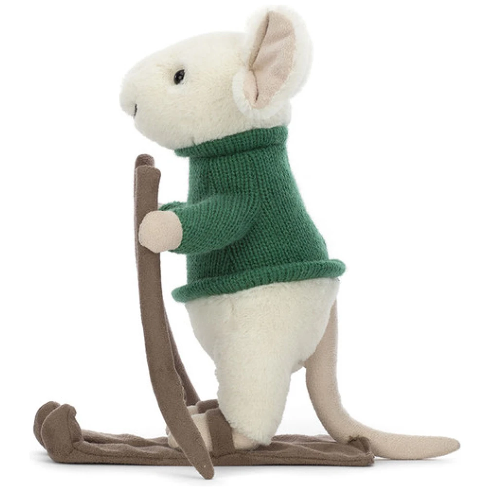Jellycat soft toy - Merry Mouse Skiing
