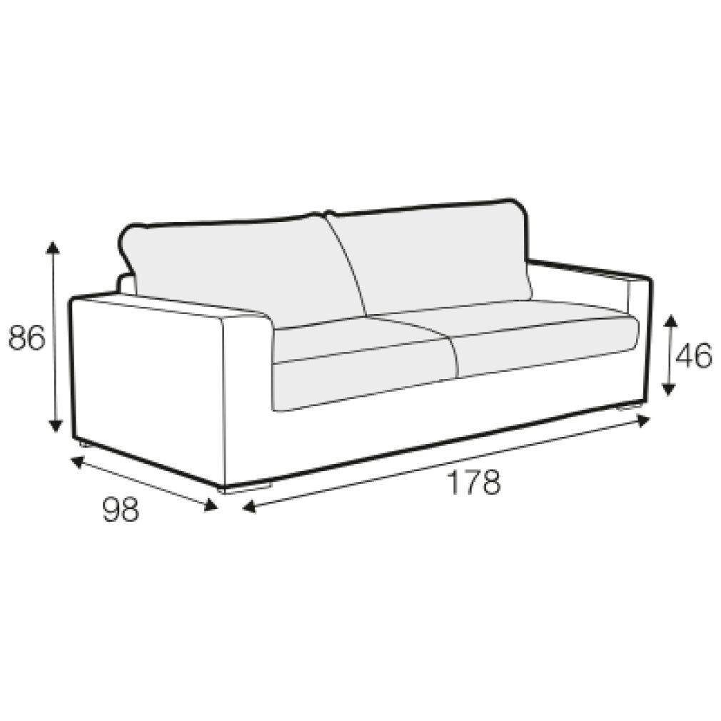 Sophia 2 Seater Sofa by Sits