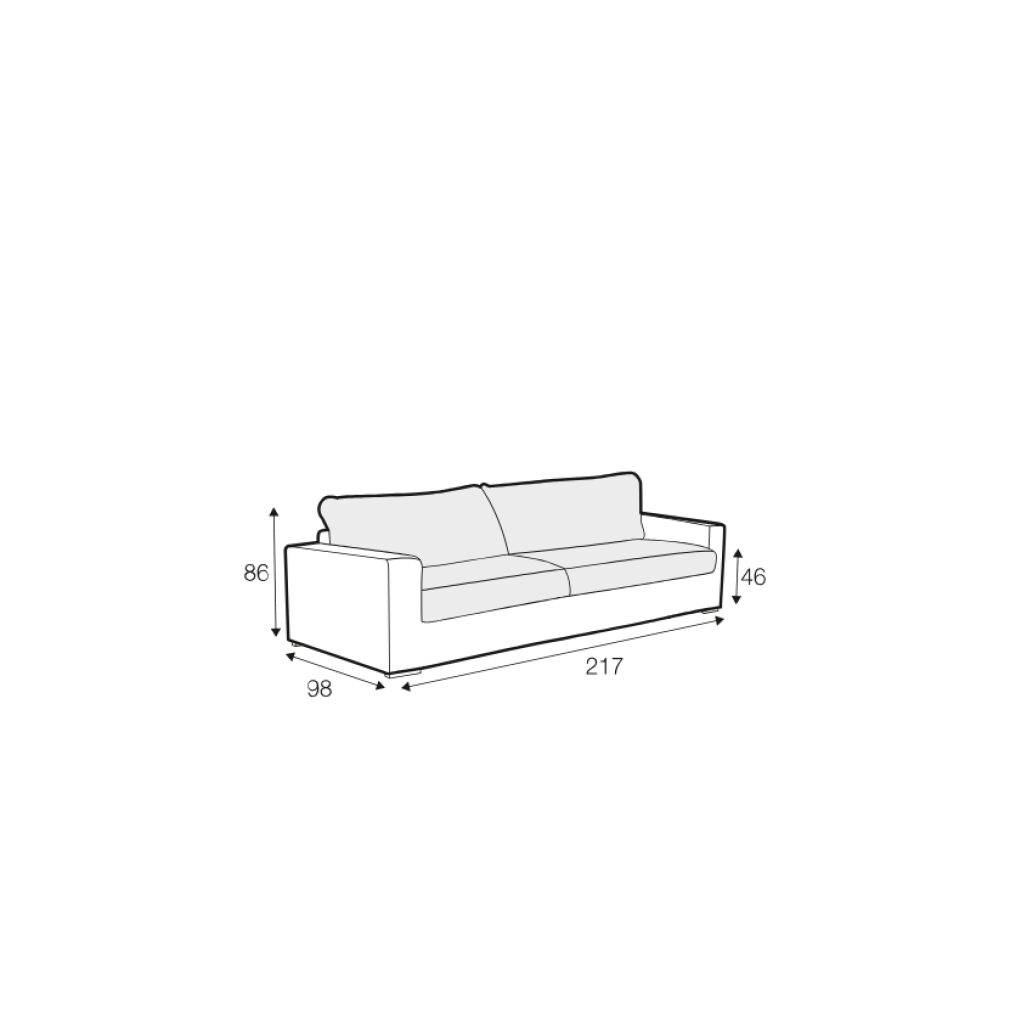 Sophia 3 Seater Sofa by Sits
