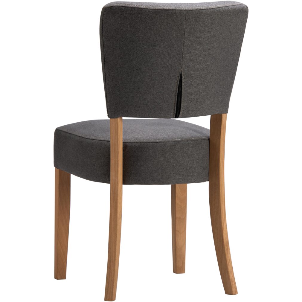 Nico Dining Chair - Asiago - Como - Pewter Fabric