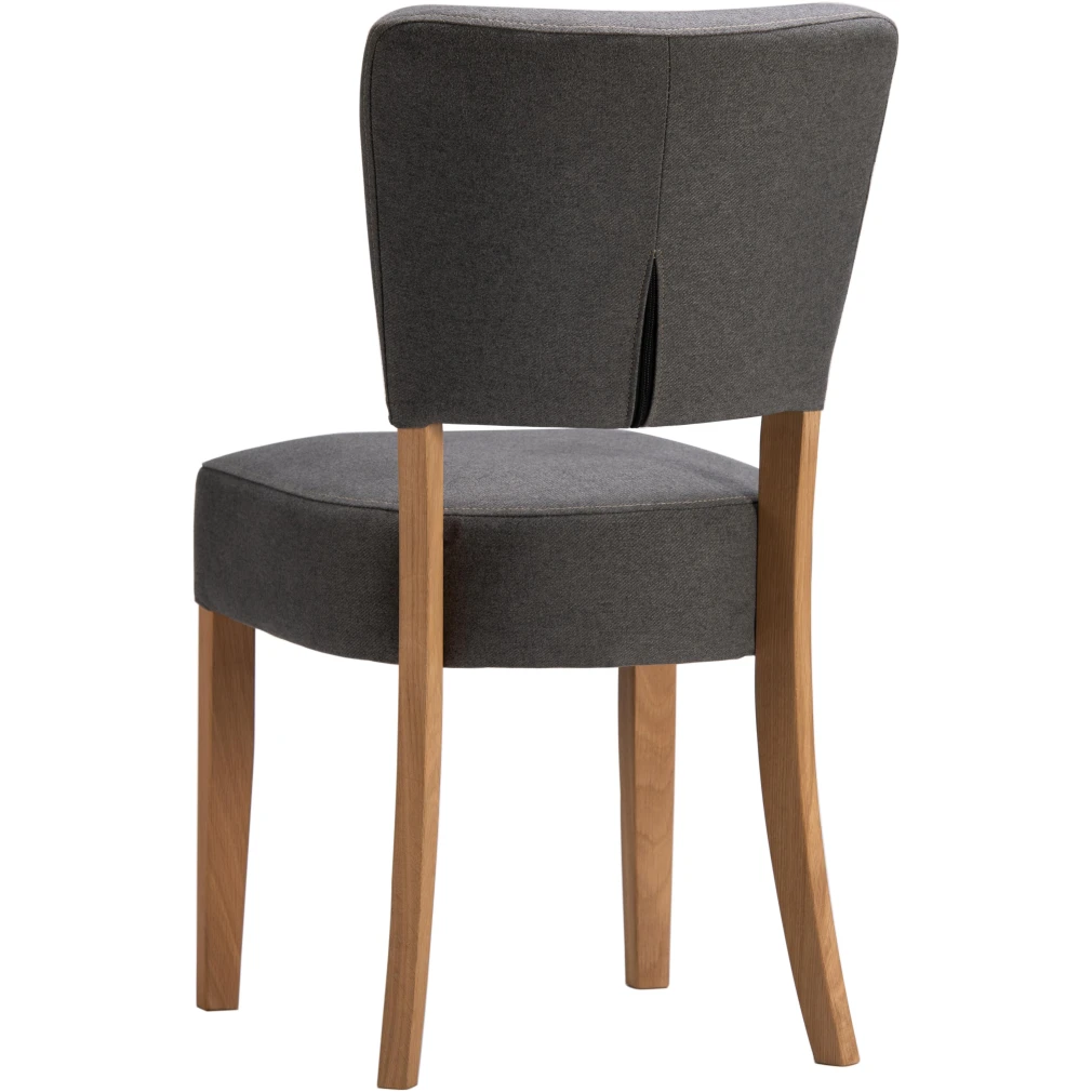 Nico Dining Chair - Asiago - Como - Pewter Fabric