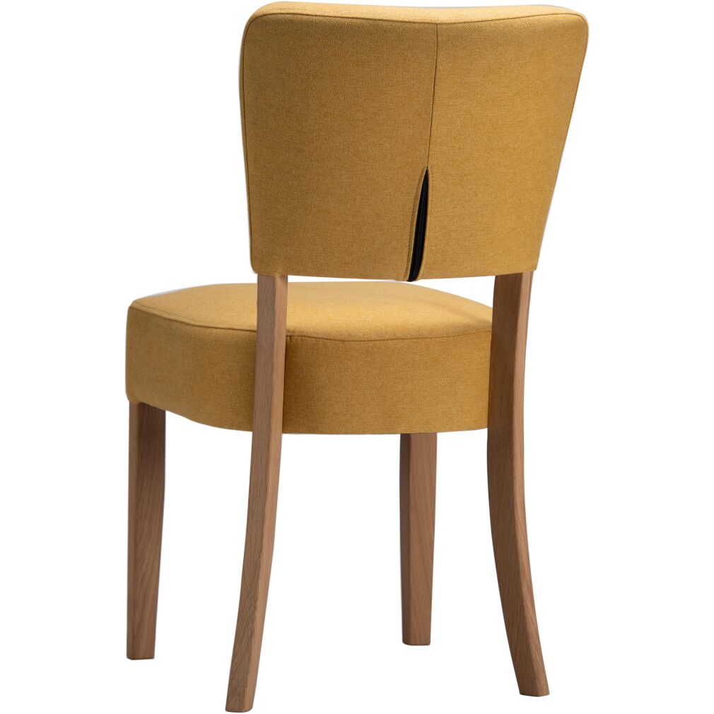 Nico Dining Chair - Asiago - Como - Sunflower Fabric