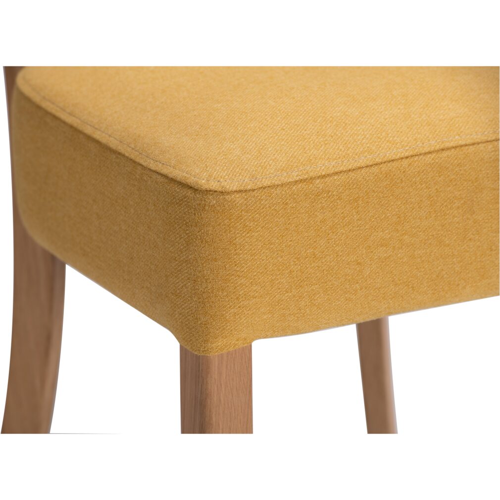 Nico Dining Chair - Asiago - Como - Sunflower Fabric