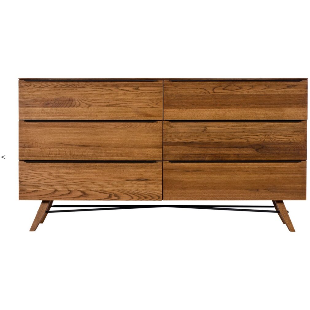 Rimini Bedroom Furniture - 6 Drawer Wide Chest