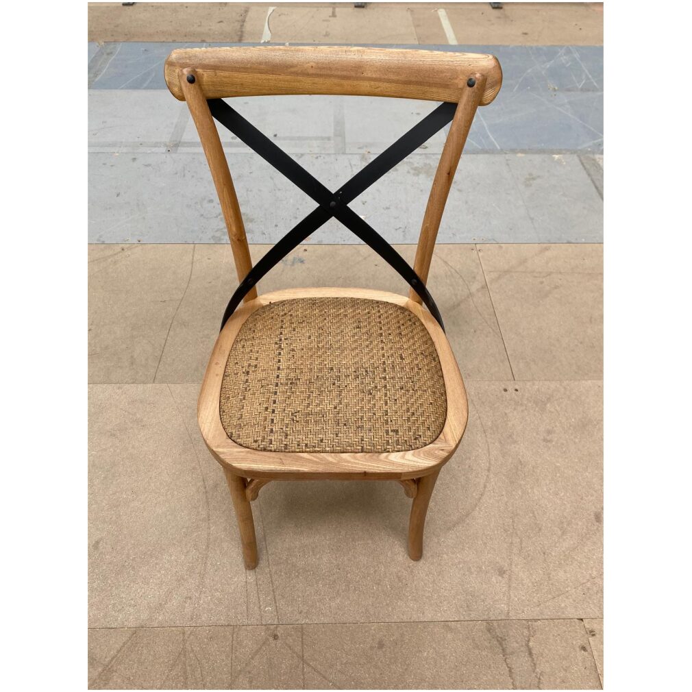 Maison Cross Back / bent wood Dining Chair - Light Elm