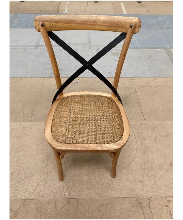 Maison Cross Back / bent wood Dining Chair - Light Elm