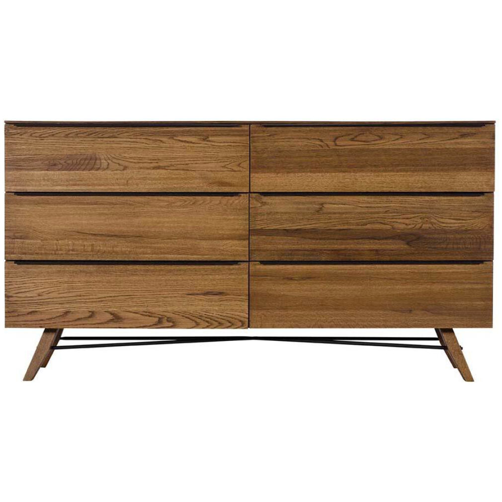 Rimini Bedroom Furniture - 6 Drawer Wide Chest