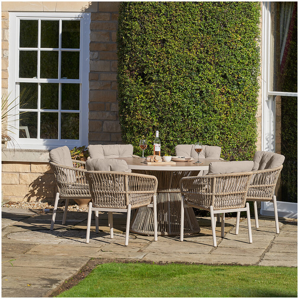 Martic Outdoor 6 Seater Dining Set