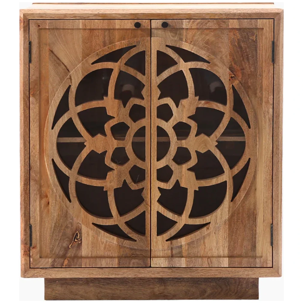 Flower Of Life Two Door Cabinet