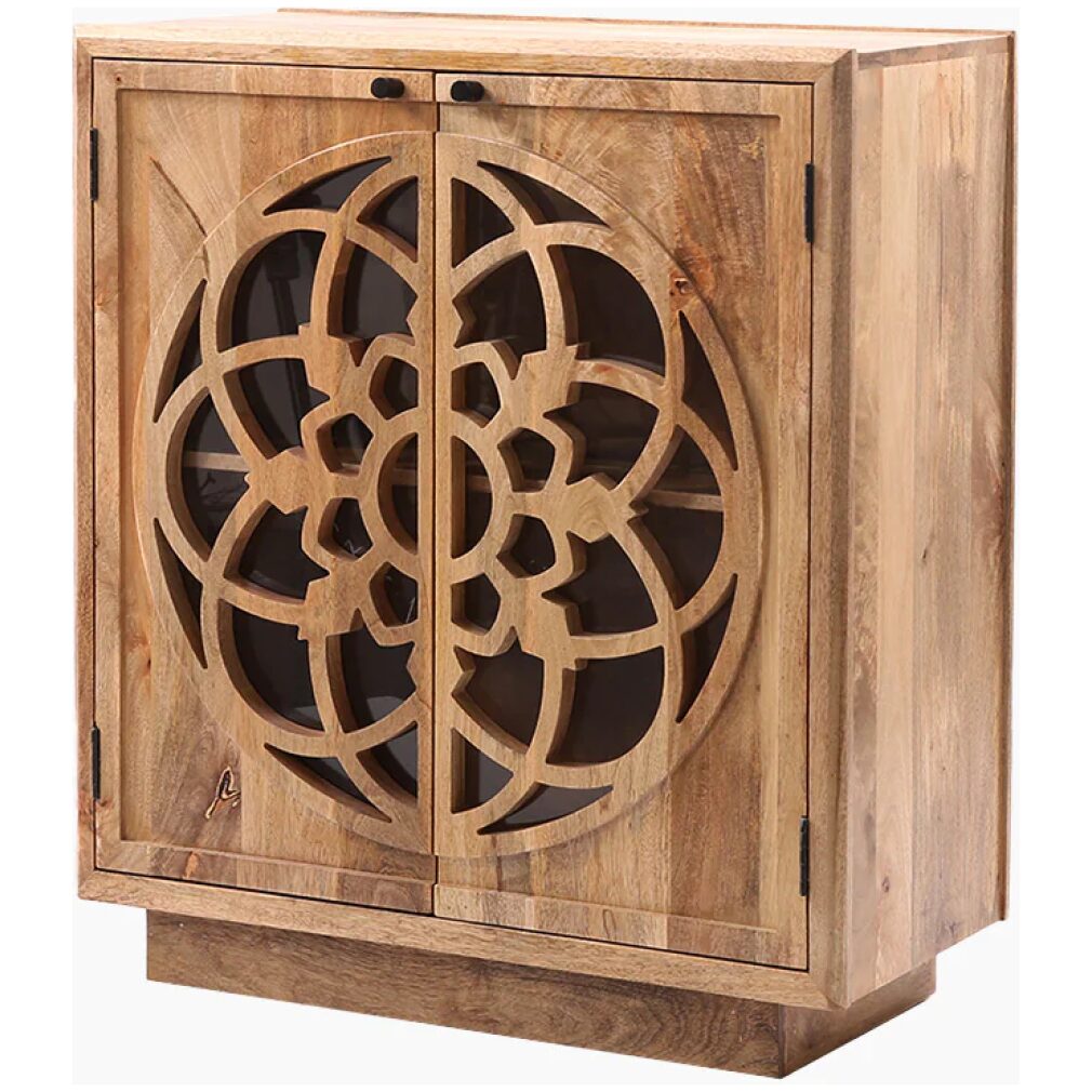 Flower Of Life Two Door Cabinet