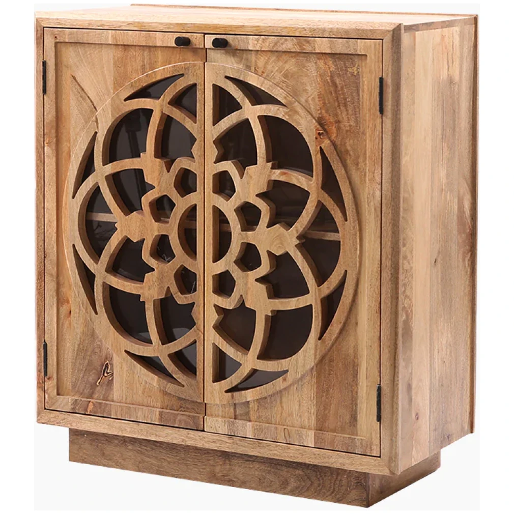Flower Of Life Two Door Cabinet