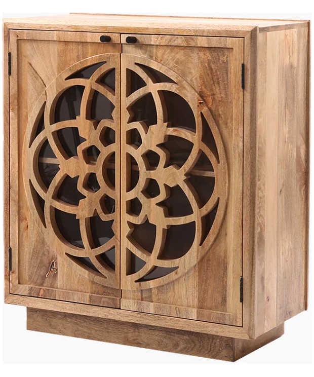 Flower Of Life Two Door Cabinet