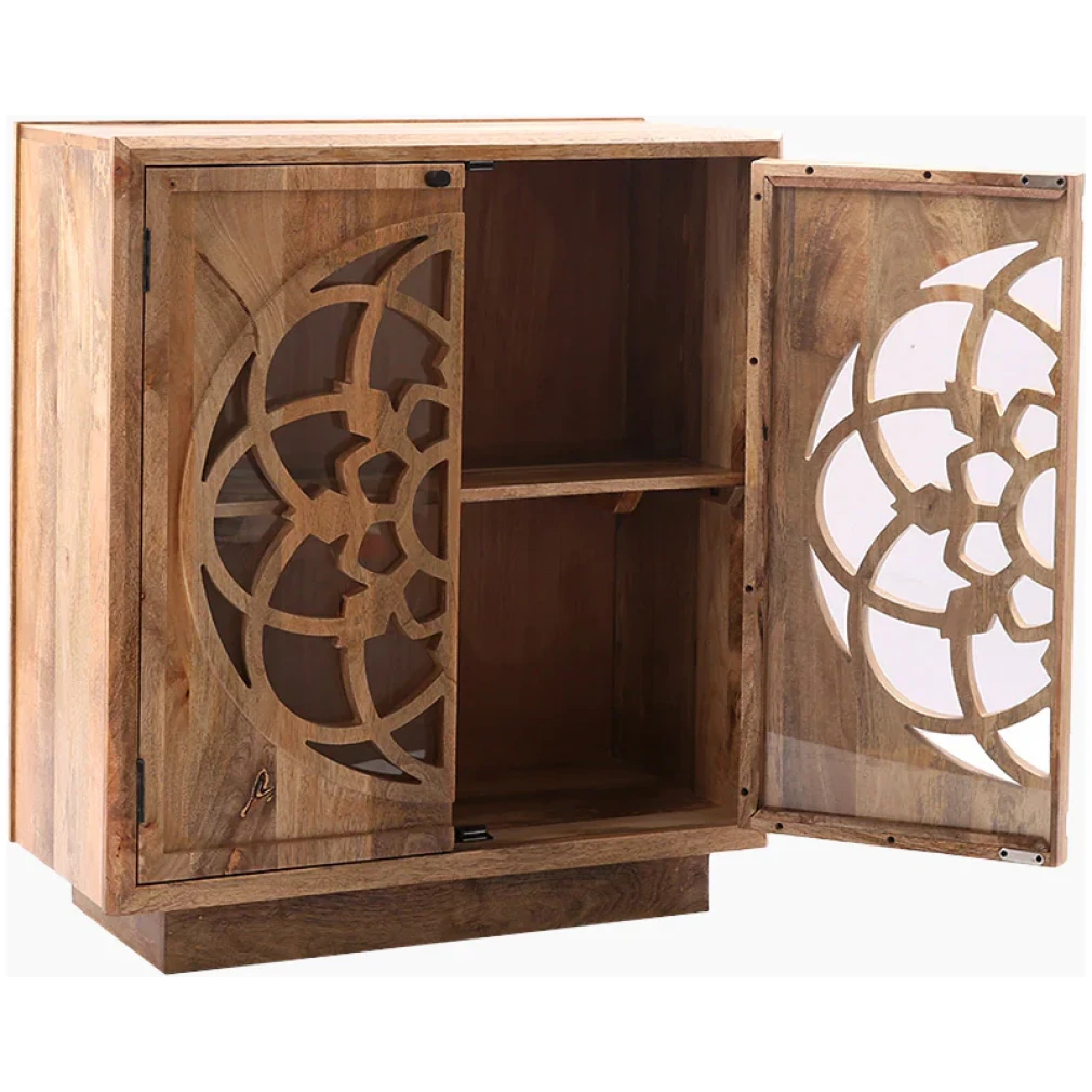 Flower Of Life Two Door Cabinet