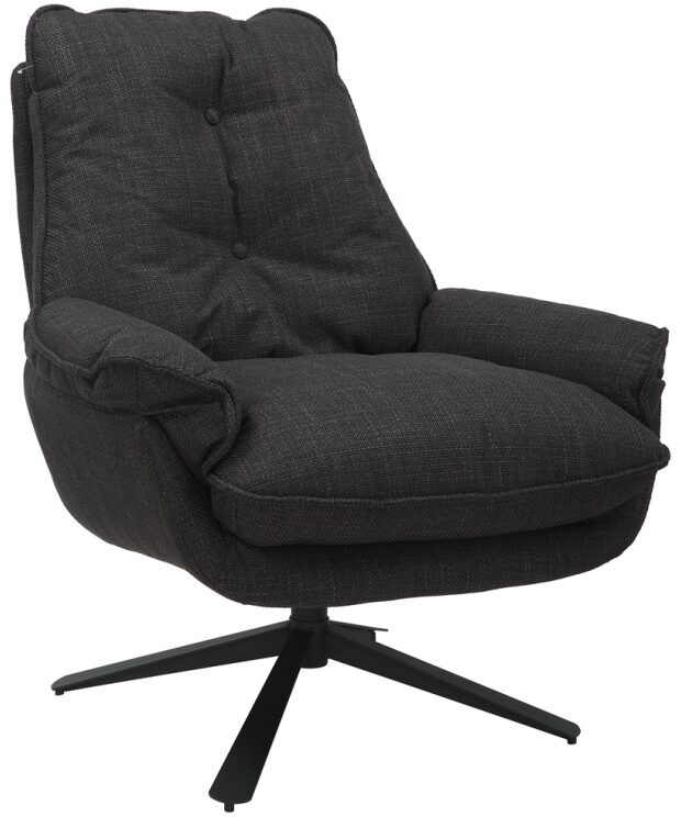 Padstow Swivel Armchair - Slate Grey Twill