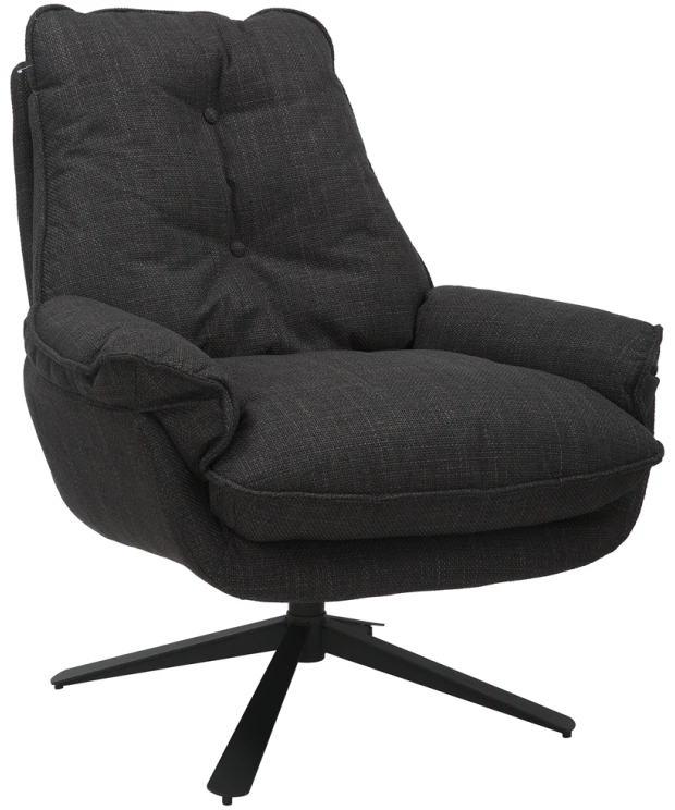 Padstow Swivel Armchair - Slate Grey Twill