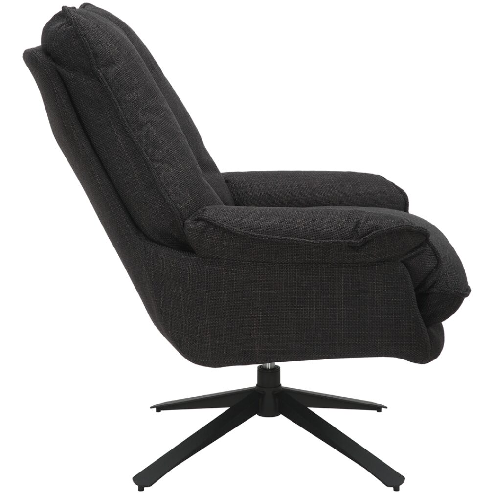 Padstow Swivel Armchair - Slate Grey Twill