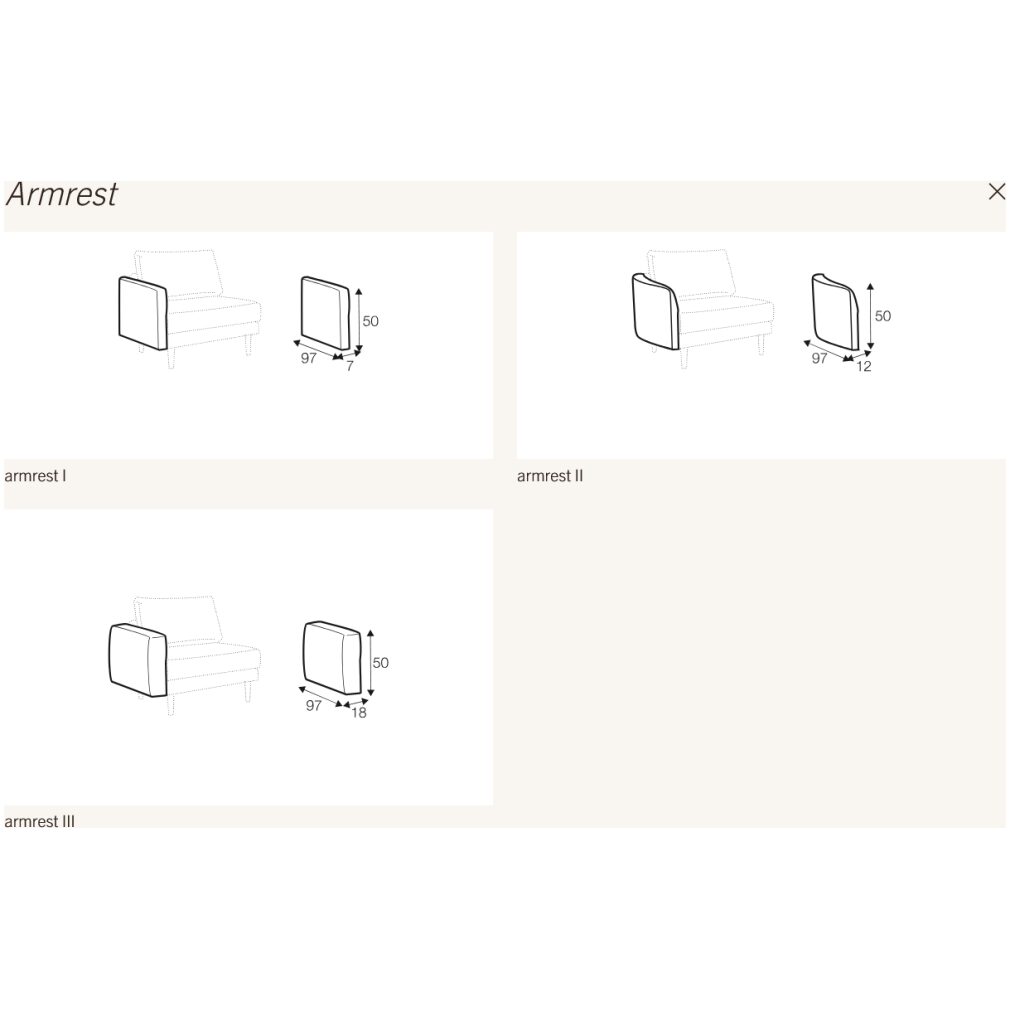 Billie Set 2 Corner Sofa by Sits