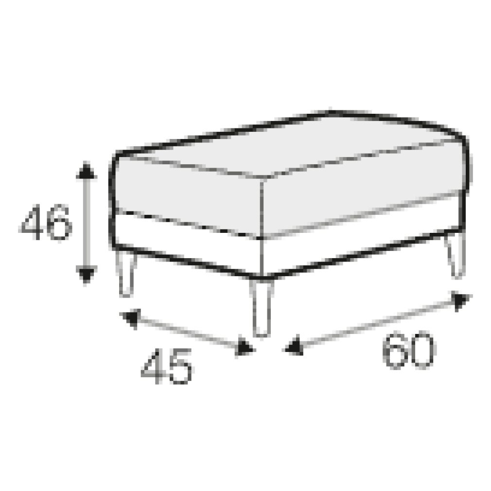 Jenny Foot stool by Sits