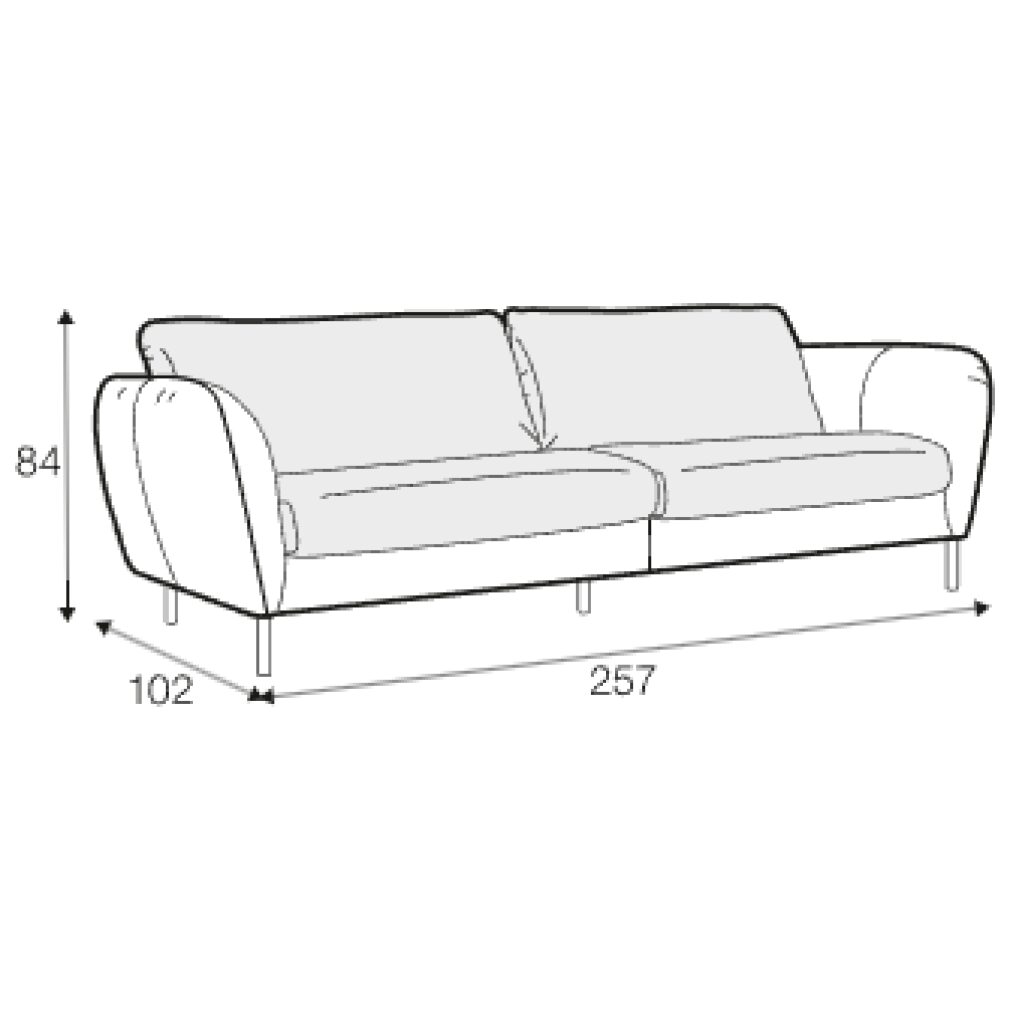 Emma 3 XL Seater sofa by Sits